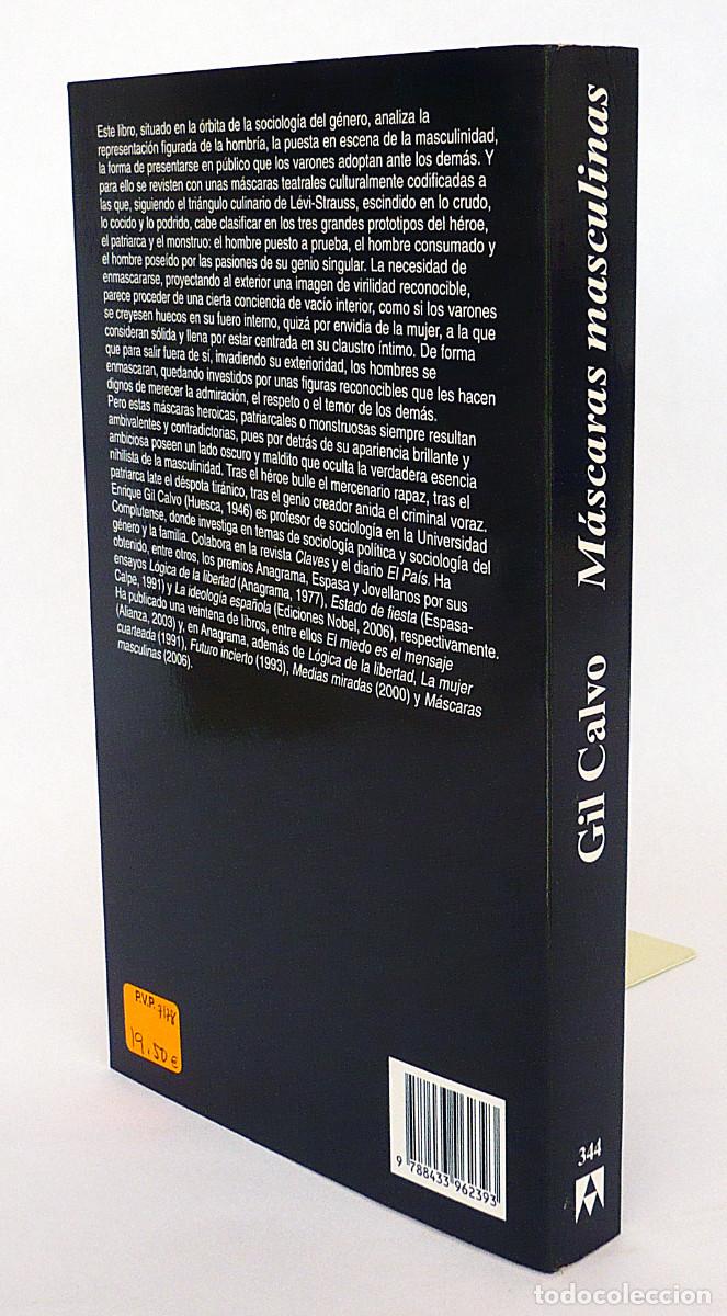 Libros: Mascaras masculinas, Enrique Gil Calvo - Foto 2
