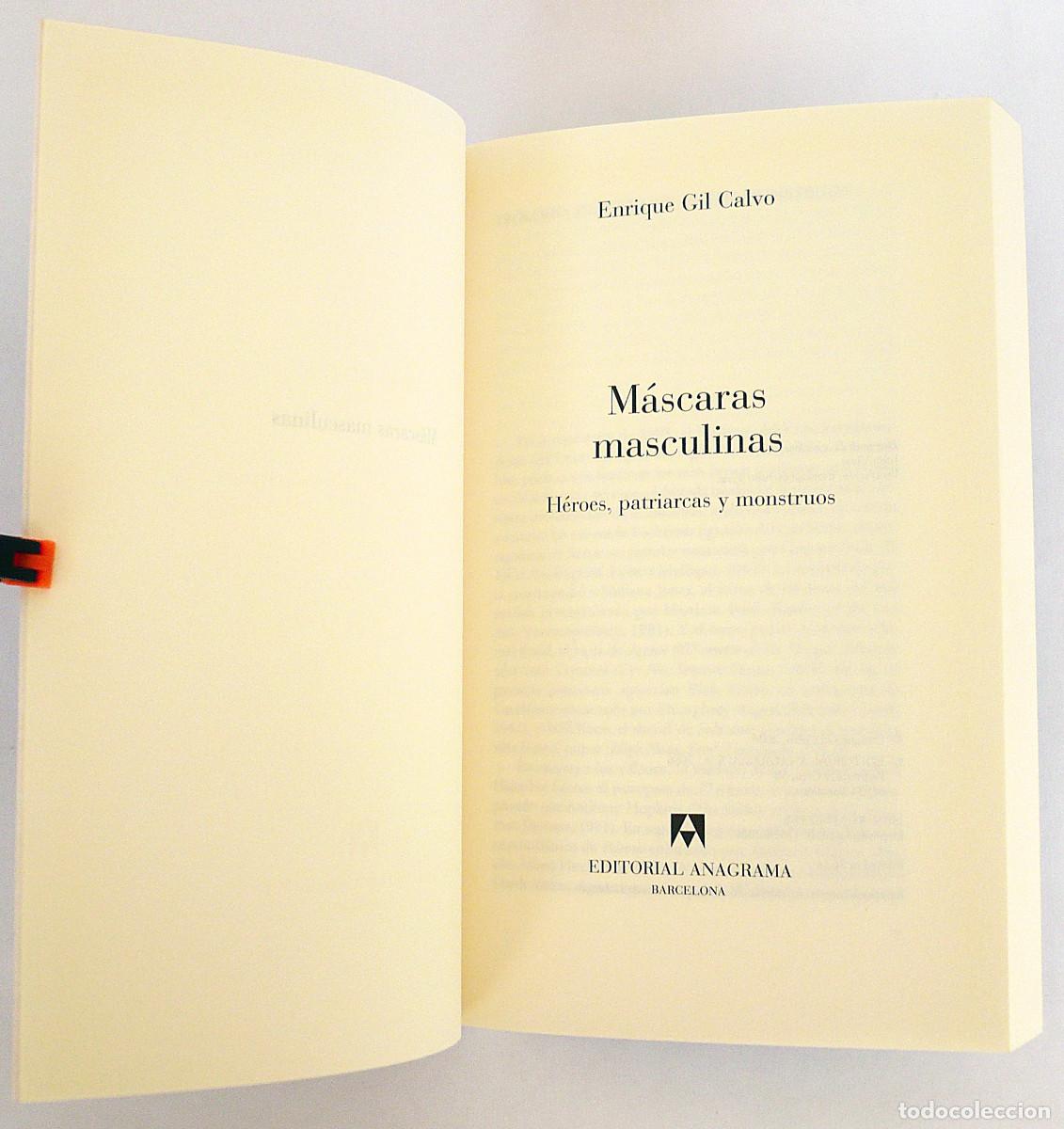 Libros: Mascaras masculinas, Enrique Gil Calvo - Foto 4