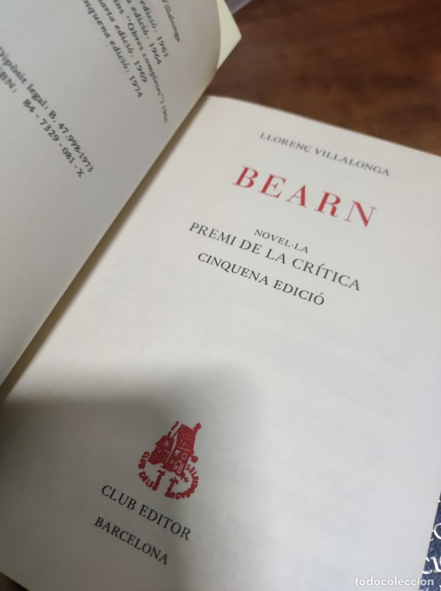 Libros: Bearn - Lloren&ccedil; Villalonga - Foto 2