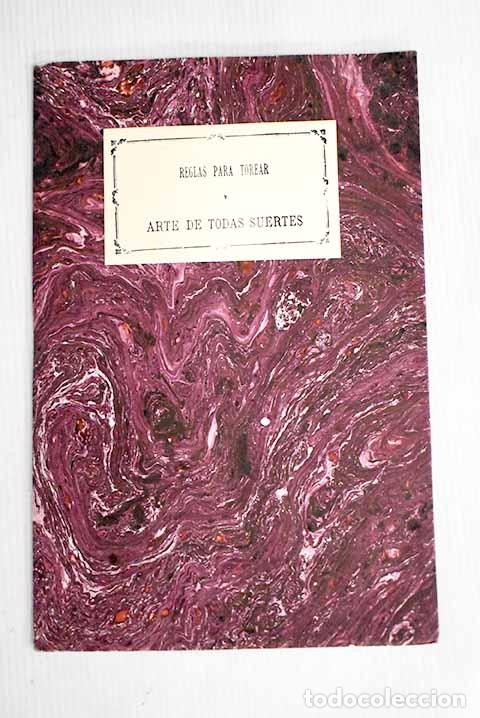 Libros: Reglas para torear y arte de todas suertes - Foto 1