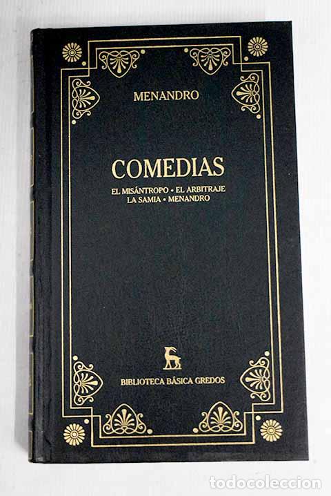Libros: Comedias: Menandro: Gredos..- Menandro - Foto 1