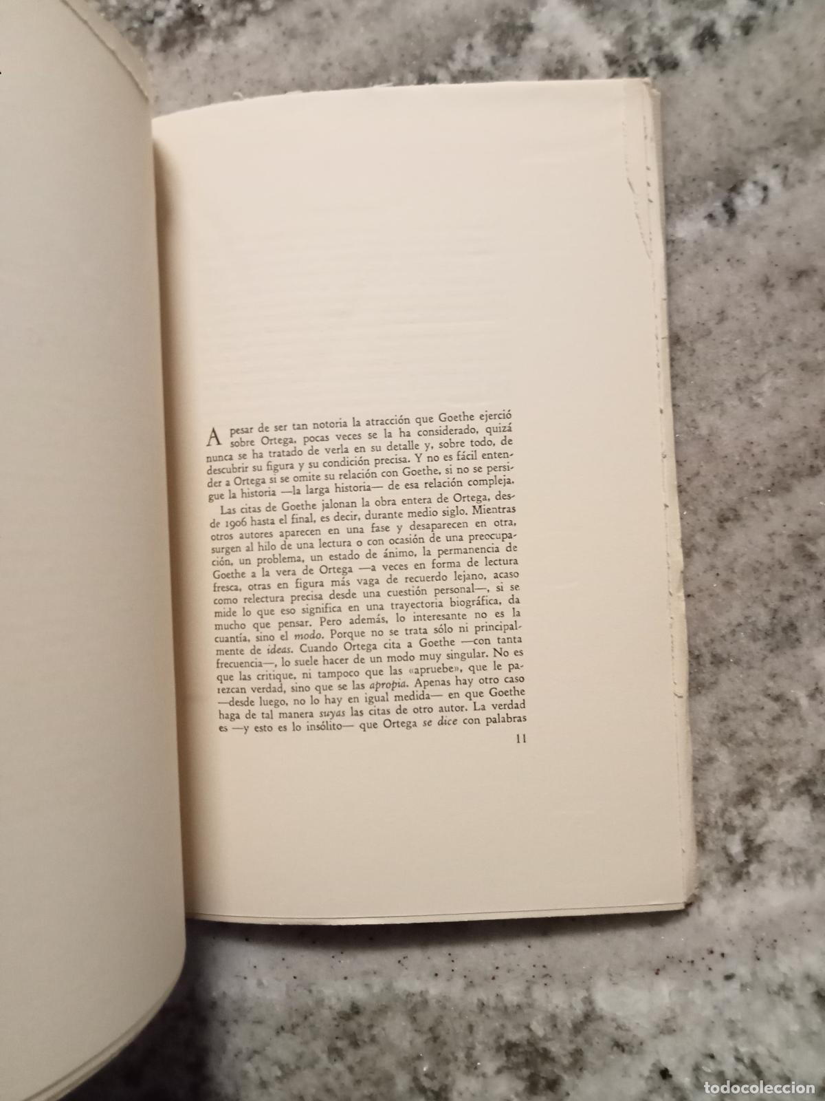 Libros: Julian Marias - ORTEGA ANTE GOETHE - Foto 2