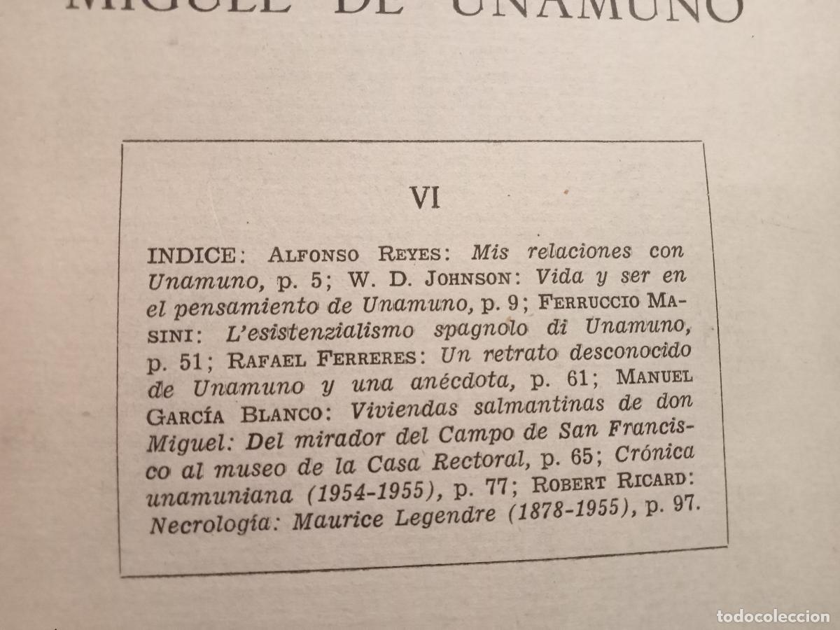 Libros: vvaa - CUADERNOS DE LA C&Aacute;TEDRA MIGUEL DE UNAMUNO. VI - Foto 2