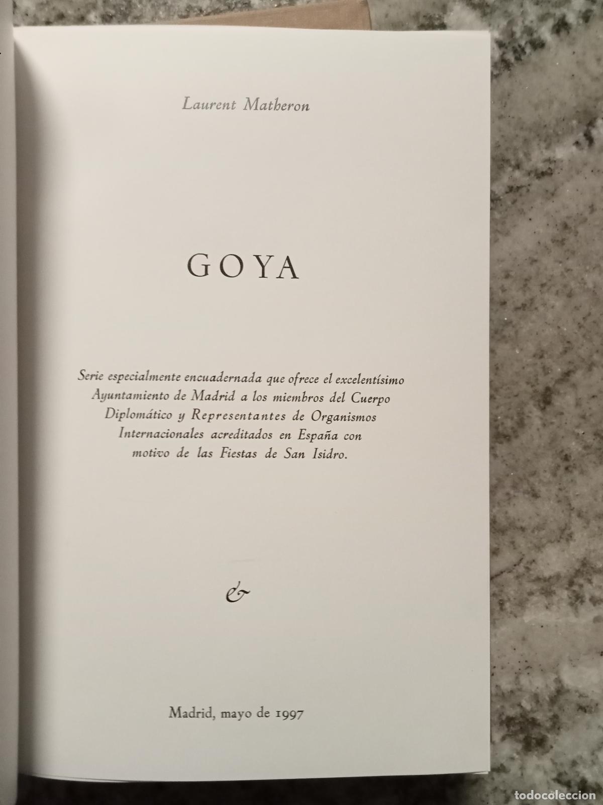 Libros: Laurent Matheron - GOYA. Edici&oacute;n Castellano - Franc&eacute;s - Foto 3