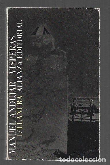 Libros: VISPERAS 1: LLANURA - ANDUJAR, MANUEL - Foto 1