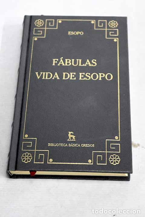 Libros: F&aacute;bulas ; Vida de Esopo.- Esopo - Foto 1