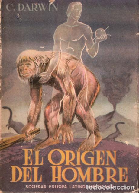 Libros: EL ORIGEN DEL HOMBRE - DARWIN, Carlos R. - Foto 1