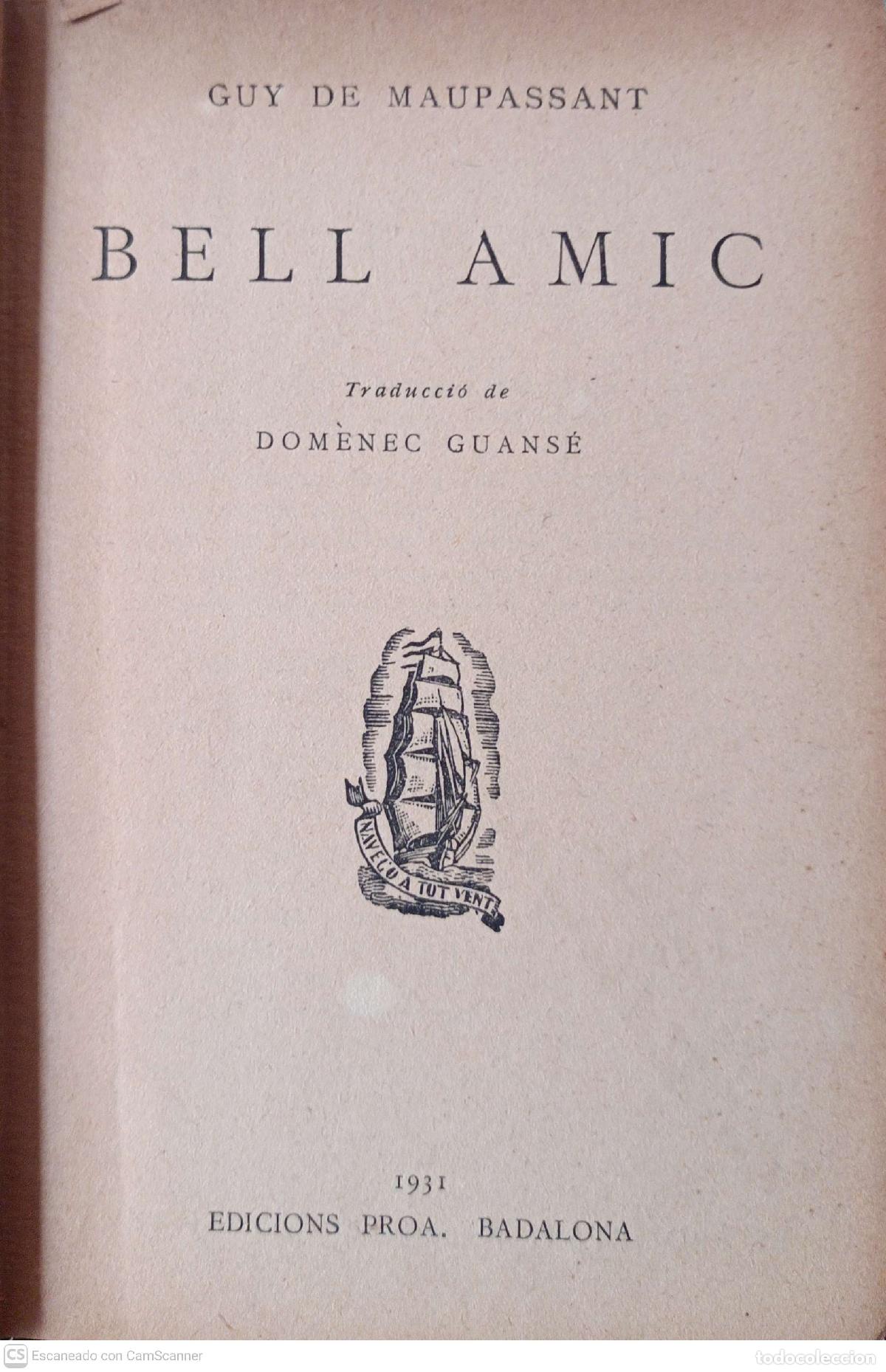 Libros: Bell amic - Guy De Maupassant - Foto 1