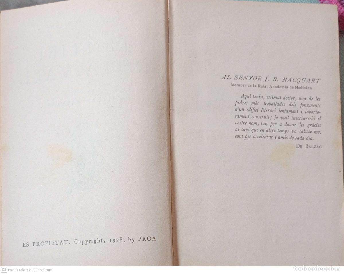 Libros: El lliri de la vall - Honor&egrave; de Balzac - Foto 2