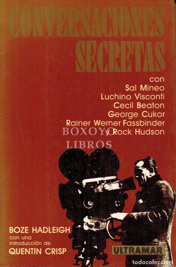 Libros: HADLEIGH, Boze. Conversaciones secretas