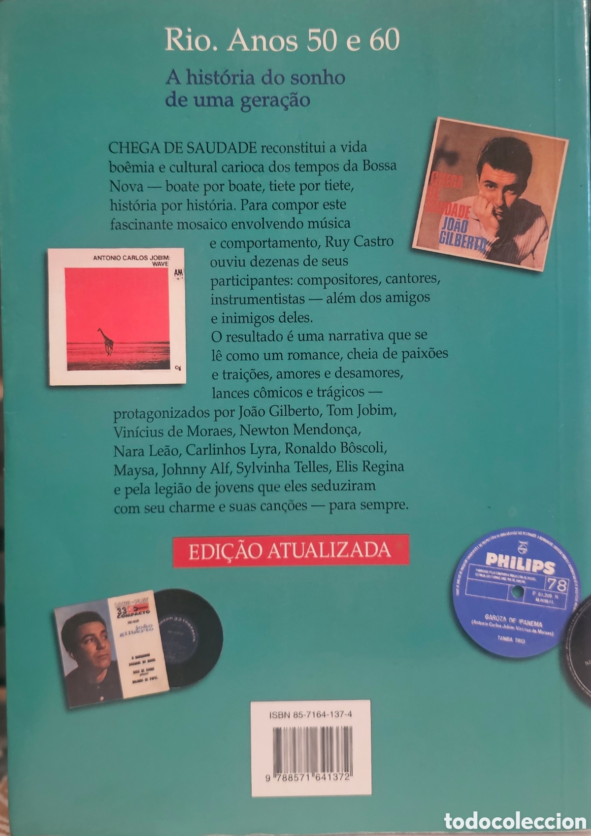Libros: RUY CASTRO. CHEGA DE SAUDADE. - Foto 13