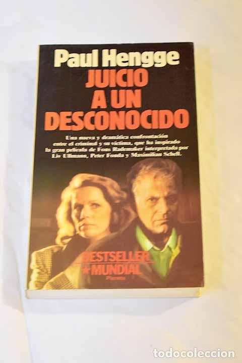 Libros: Juicio a un desconocido.- Hengge, Paul - Foto 1