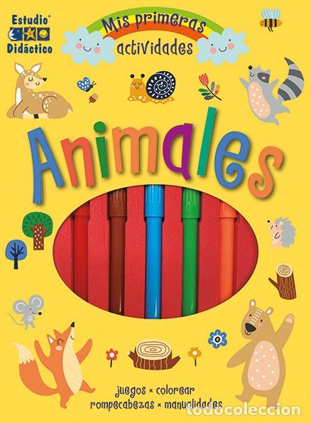Libri di seconda mano: ANIMALES: JUEGOS,COLOREAR, ROMPECABEZAS Y MANUALIDADES - ROBERTSON, EVE