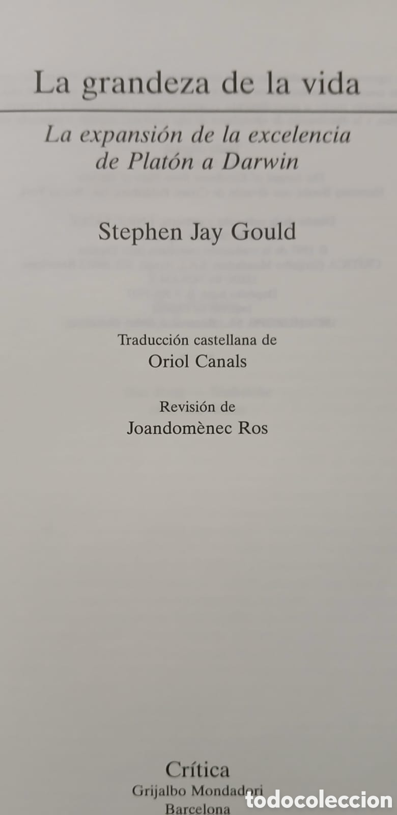 Libros: La grandeza de la vida - Foto 2