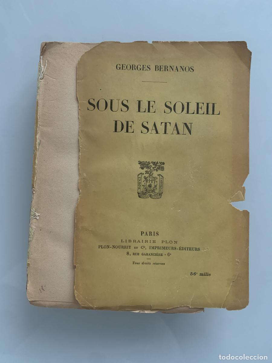 Libros: SOUS LE SOLEIL DE SATAN - Georges Bernanos - Foto 2