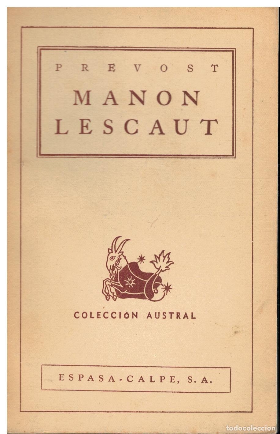 Libros: MANON LESCAUT. - Foto 1