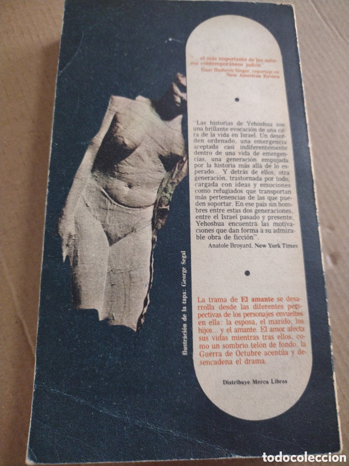 Libros: EL AMANTE. A.B. YEHOSHUA. - Foto 2