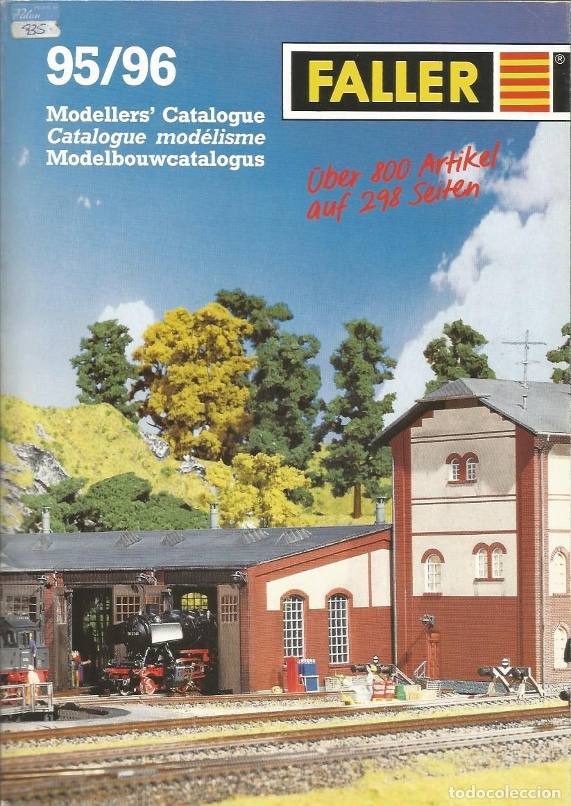 Libros: FALLER 95/96 MODELLERS'CATALOGUE - CATALOGUE MOD&Eacute;LISME - MODELBOUWCATALOGUS