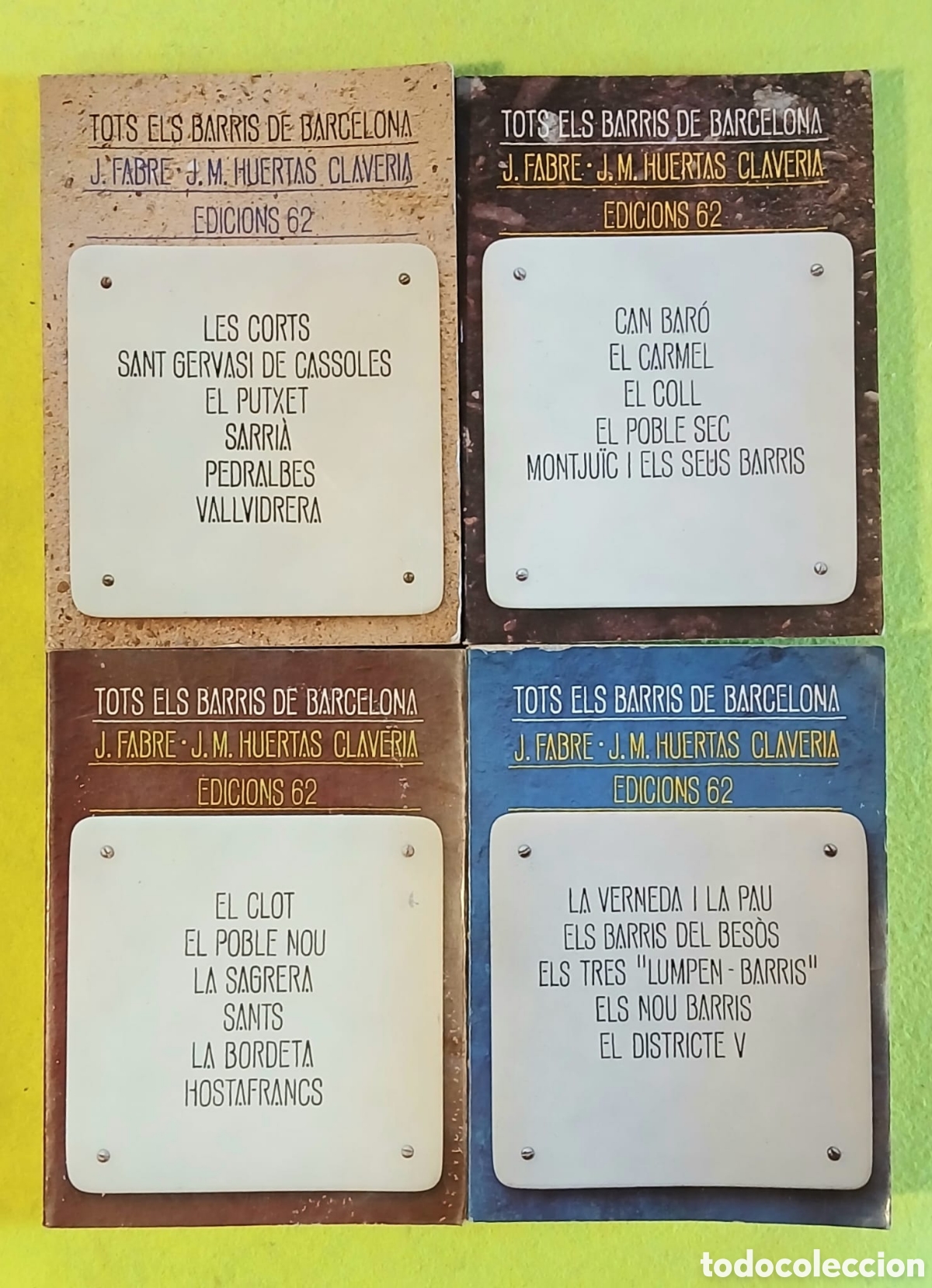 Libros: Tots els barris de Barcelona - Foto 1