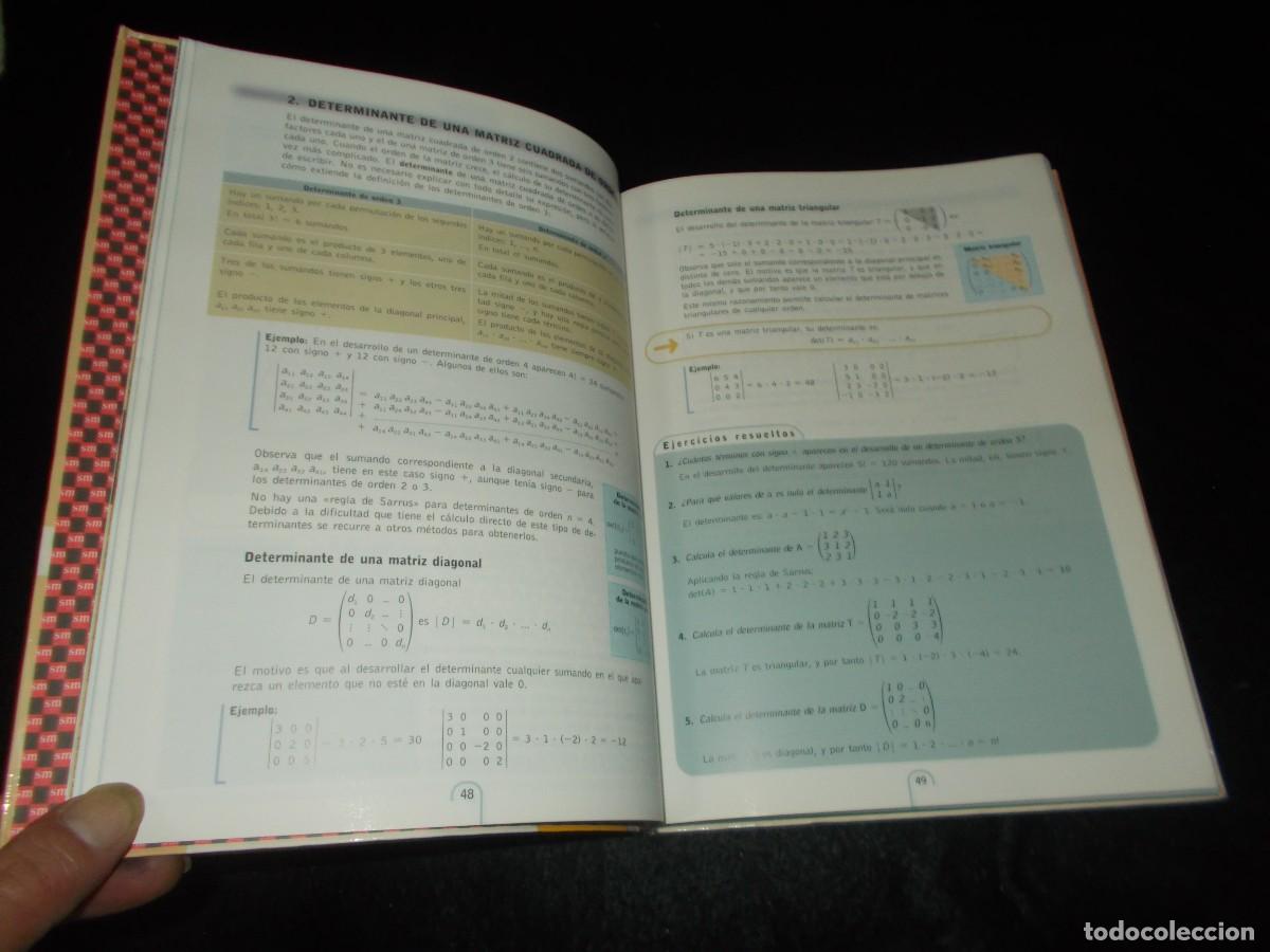 Libros: EULER MATEM&Aacute;TICAS 2 Bachillerato 2&ordm;. SM 2001. Libro de Texto, Escolar - Foto 3