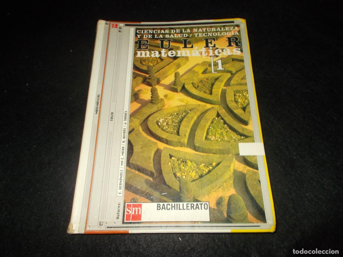 Libros: EULER MATEM&Aacute;TICAS 1 Bachillerato 1&ordm;. SM 2000. Libro de Texto, Escolar - Foto 1