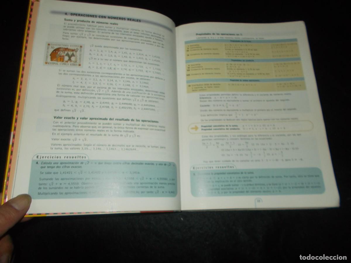 Libros: EULER MATEM&Aacute;TICAS 1 Bachillerato 1&ordm;. SM 2000. Libro de Texto, Escolar - Foto 3