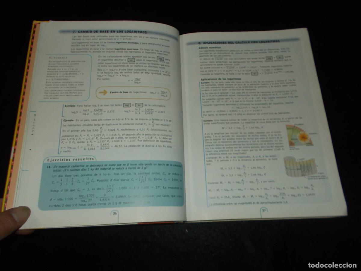 Libros: EULER MATEM&Aacute;TICAS 1 Bachillerato 1&ordm;. SM 2000. Libro de Texto, Escolar - Foto 4