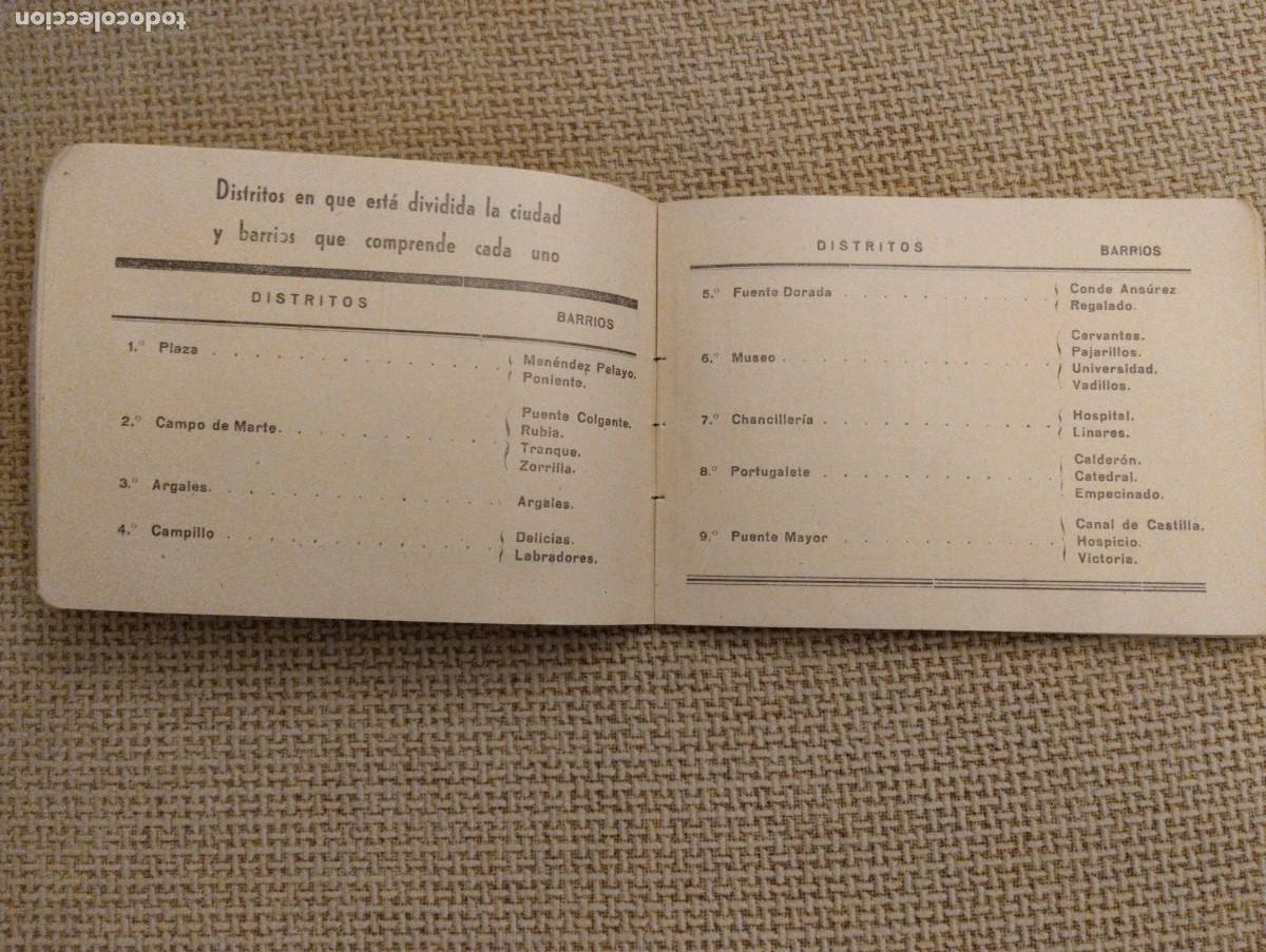 Libros: Nomenclator de calles 1938 Valladolid - Foto 3