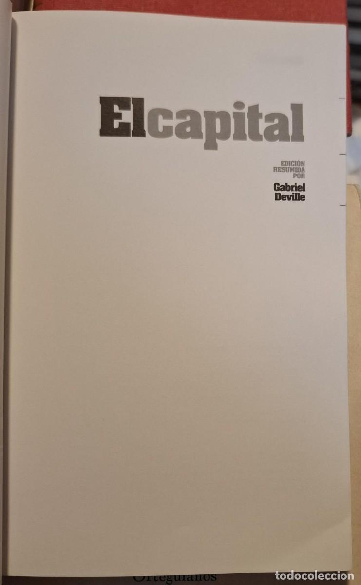 Libros: Karl Marx - EL CAPITAL - Foto 2