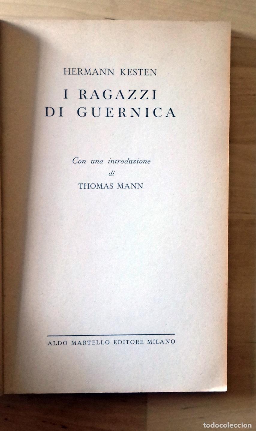 Libros: Hermann Kesten - I RAGAZZI DI GUERNICA - Foto 2