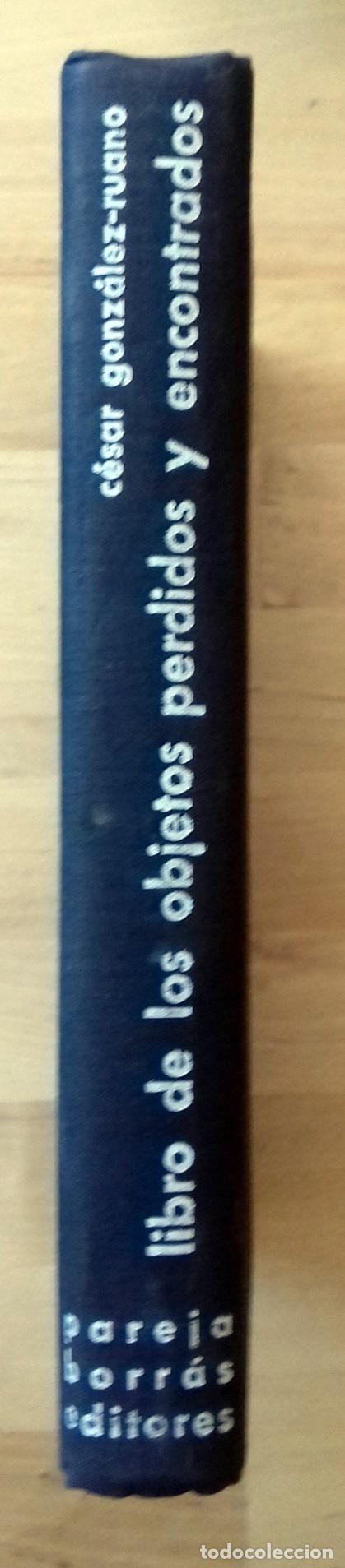 Libros: C&eacute;sar Gonz&aacute;lez-Ruano - LIBRO DE LOS OBJETOS PERDIDOS Y ENCONTRADOS - Foto 1
