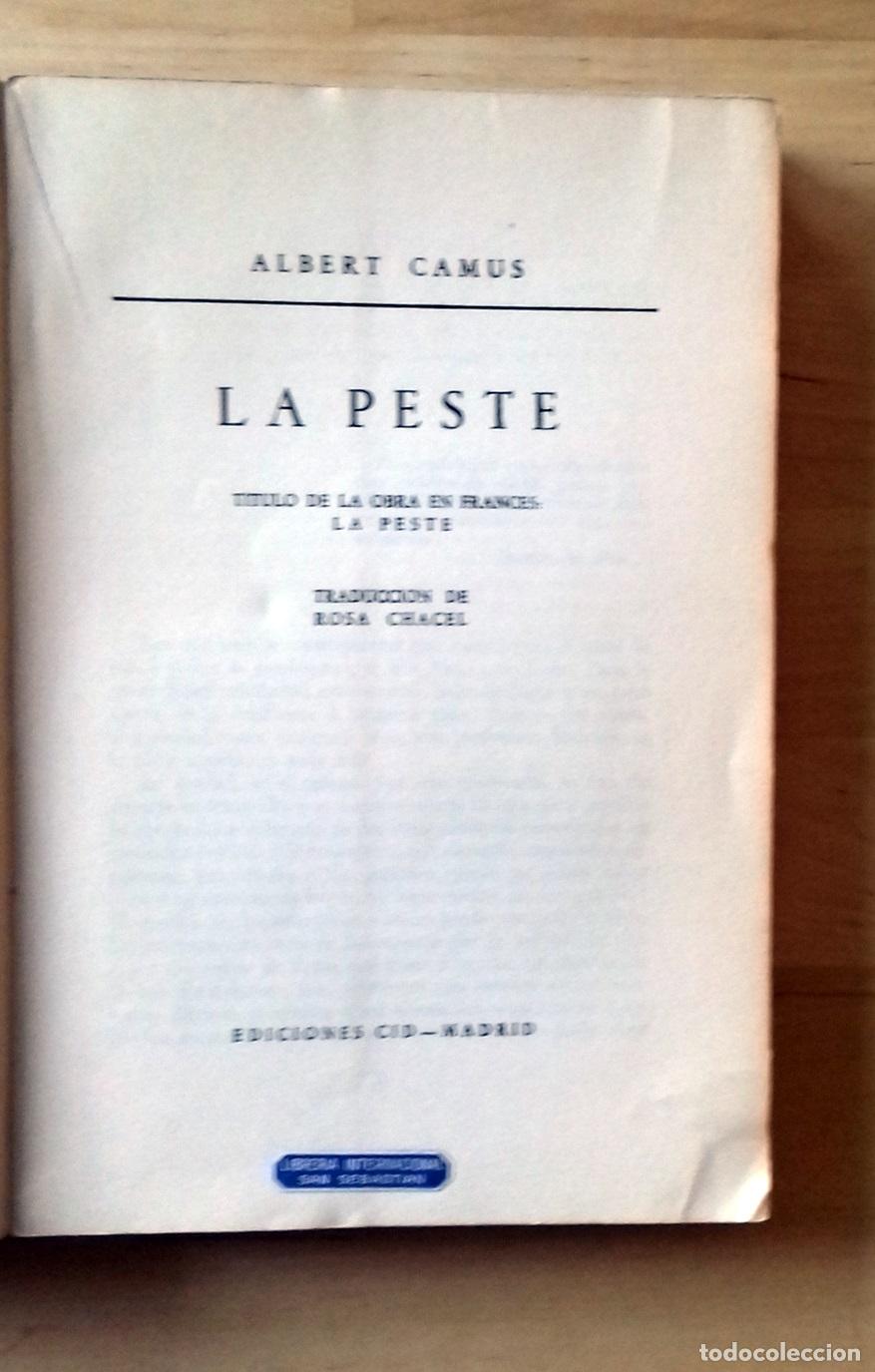 Libros: Albert Camus - LA PESTE - Foto 2