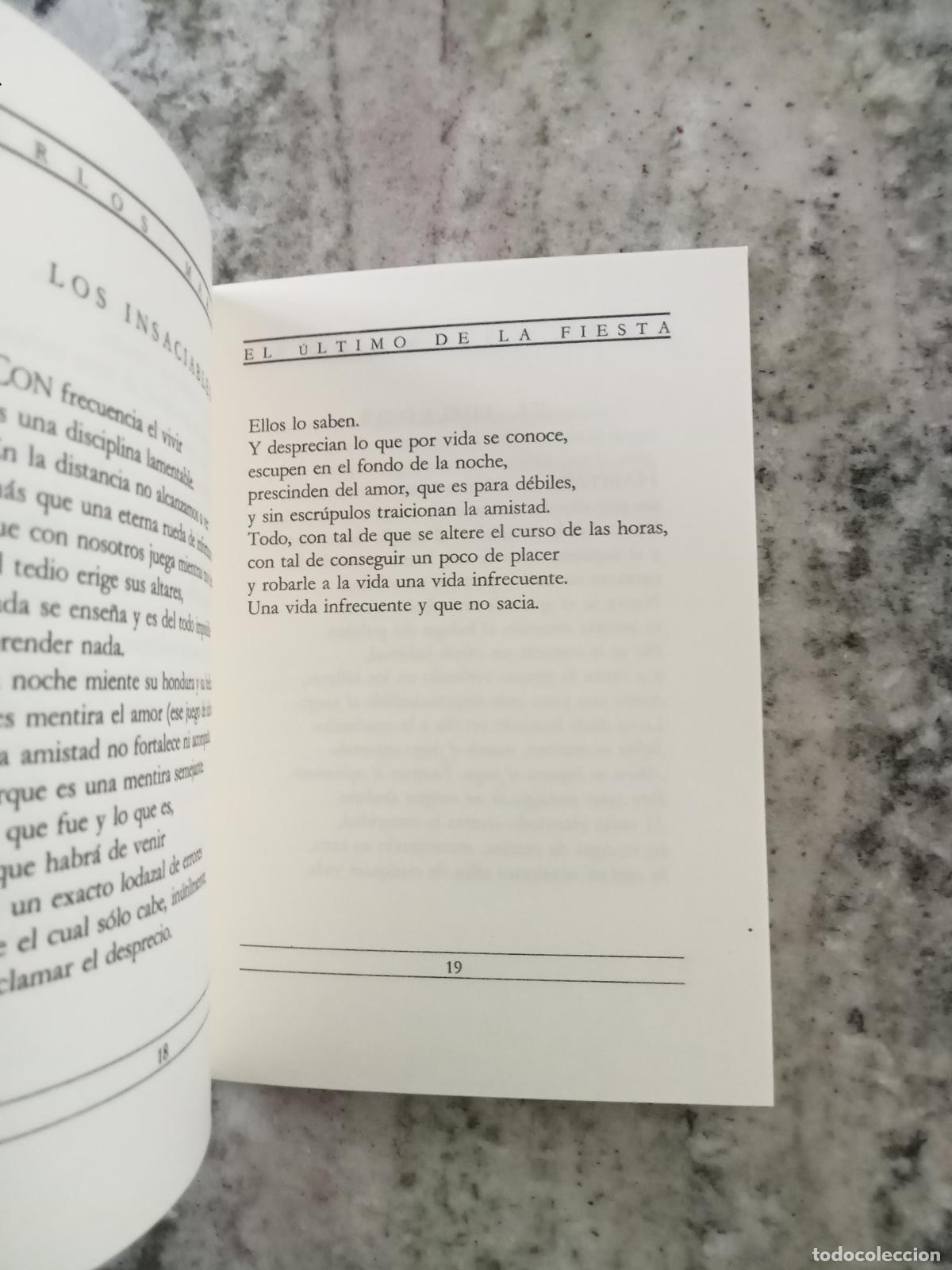Libros: Marzal, Carlos - EL &Uacute;LTIMO DE LA FIESTA - Foto 3