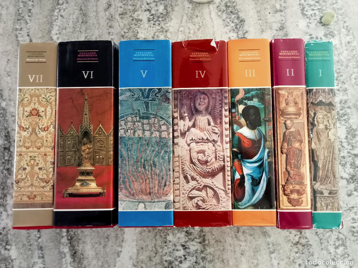 Livres: vvaa - CATALOGO MONUMENTAL DIOCESIS DE VITORIA. I, II, III, IV, V, VI y VII