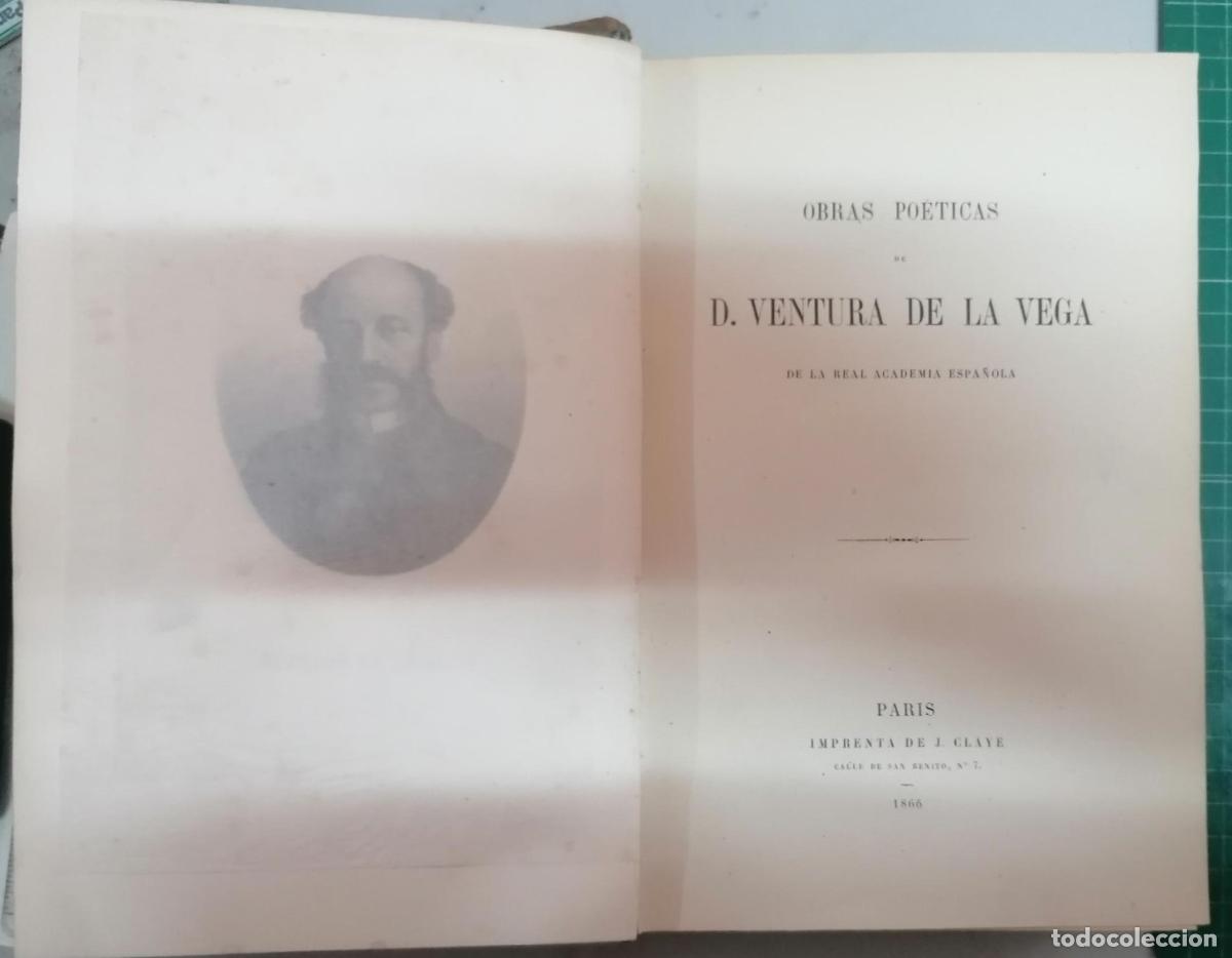 Libros: Vega, Ventura de la - OBRAS PO&Eacute;TICAS - Foto 5