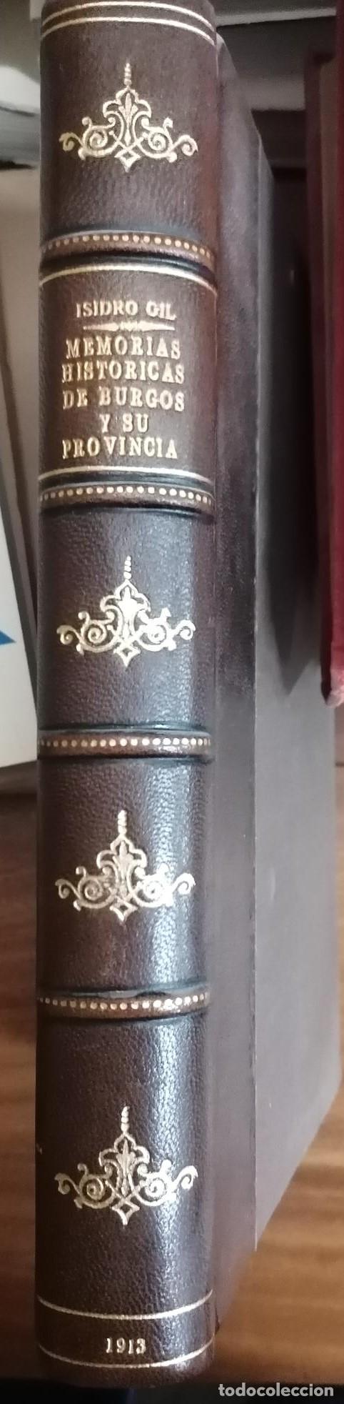 books: Gil, Isidro - MEMORIAS HIST&Oacute;RICAS DE BURGOS Y SU PROVINCIA
