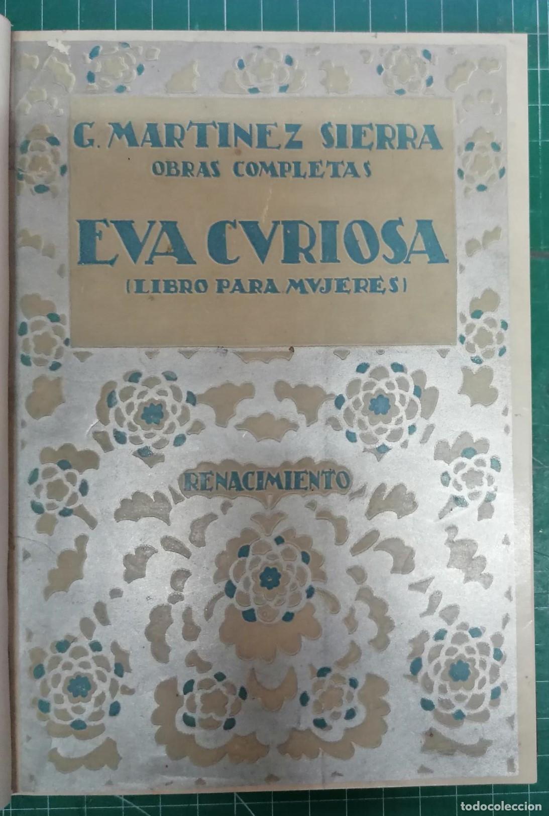 B&uuml;cher: Mart&iacute;nez Sierra, G. - EVA CURIOSA. LIBRO PARA MUJERES