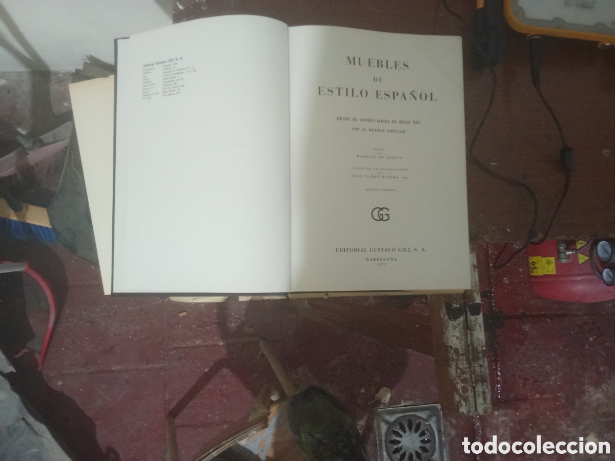Libros: Libro muebles antiguos estilo espa&ntilde;ol - Foto 2