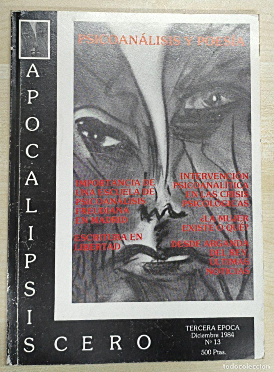 APOCALIPSIS CERO. PSICOANALISIS Y POESIA