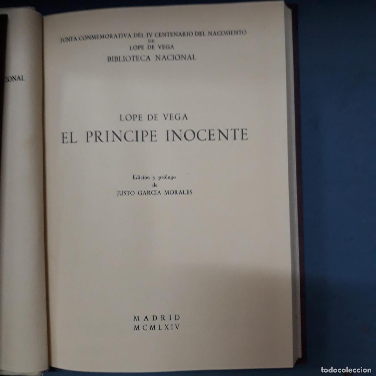 Libros: Lope de Vega - EL PR&Iacute;NCIPE INOCENTE - Foto 2