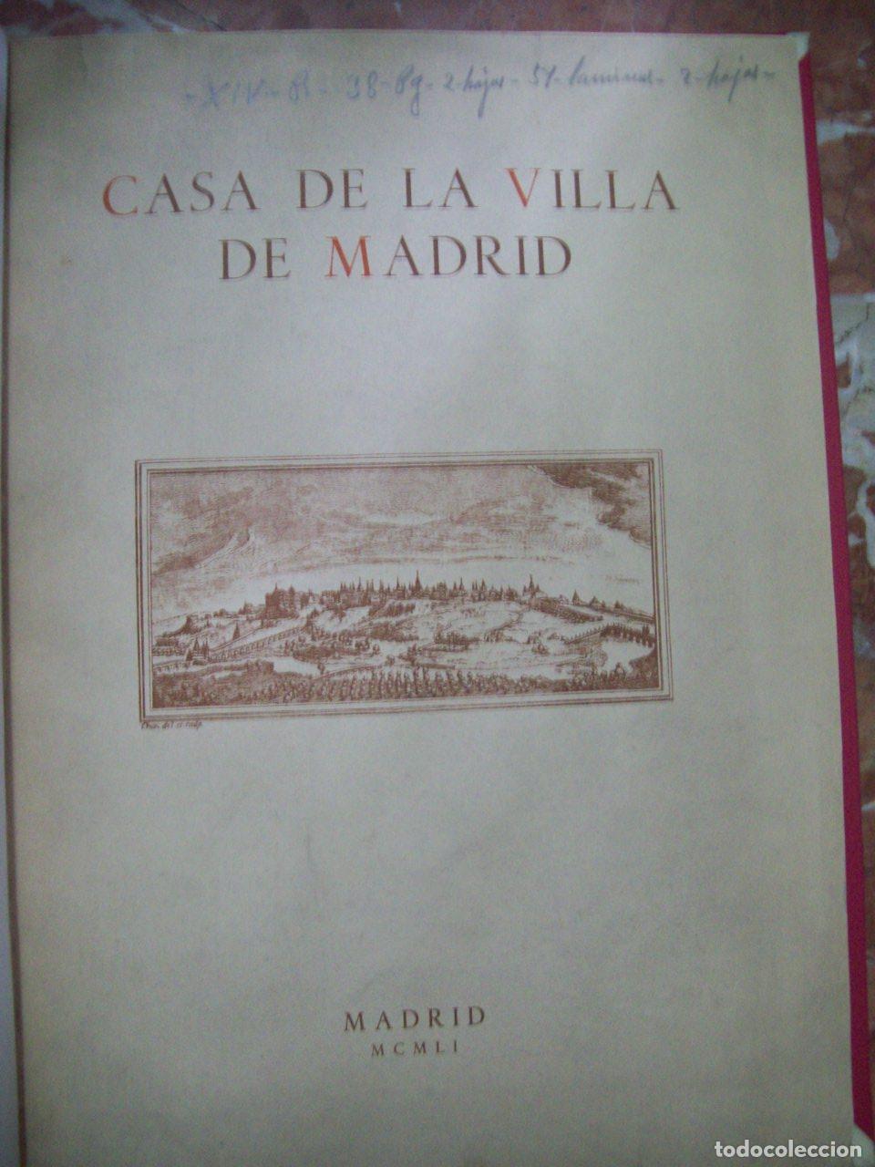 Libri di seconda mano: Varela Hervias, Eulogio - CASA DE LA VILLA DE MADRID