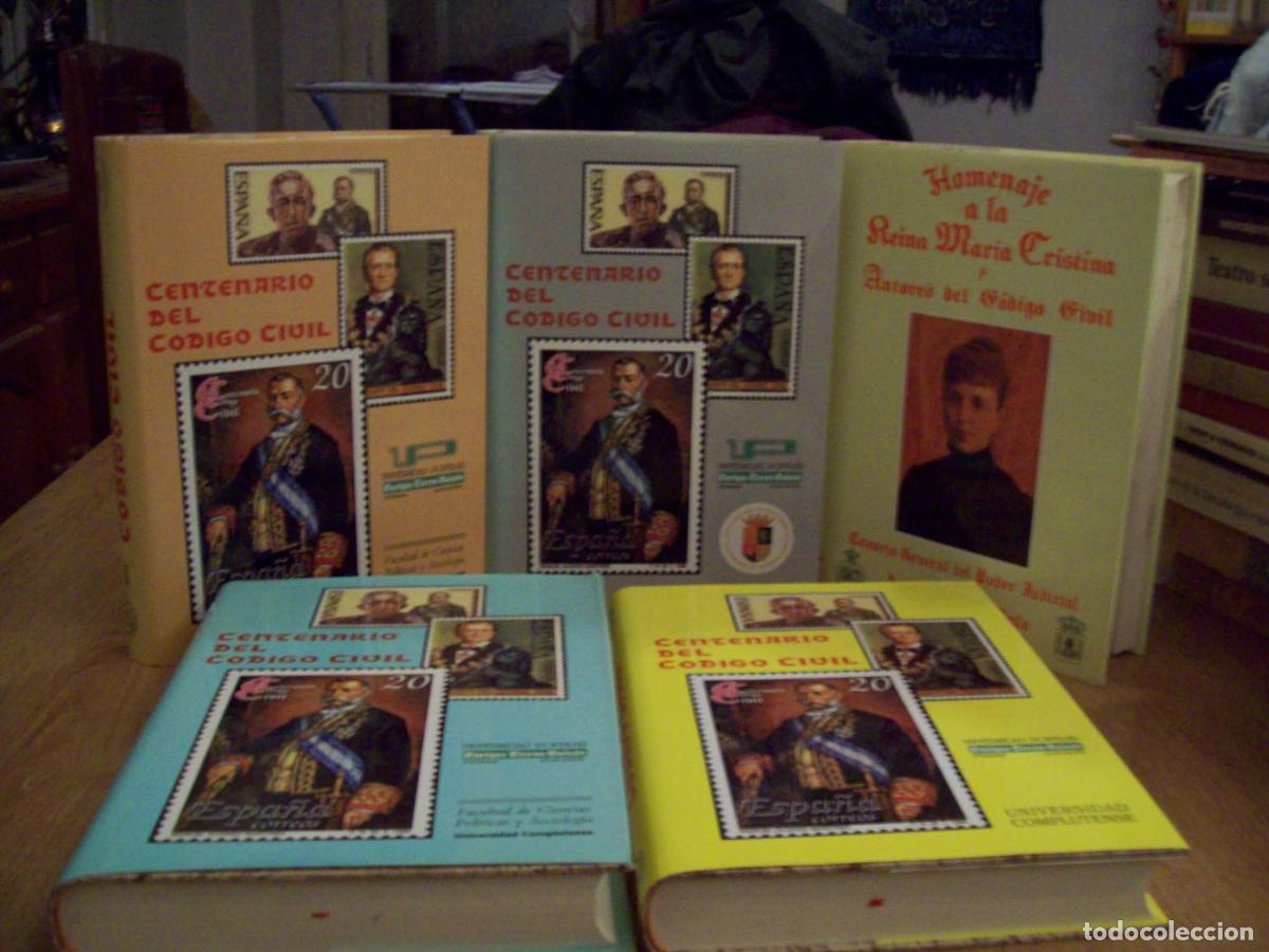 Libros: VV.AA. - CENTENARIO DEL C&Oacute;DIGO CIVIL. 5 Vols. - Foto 2