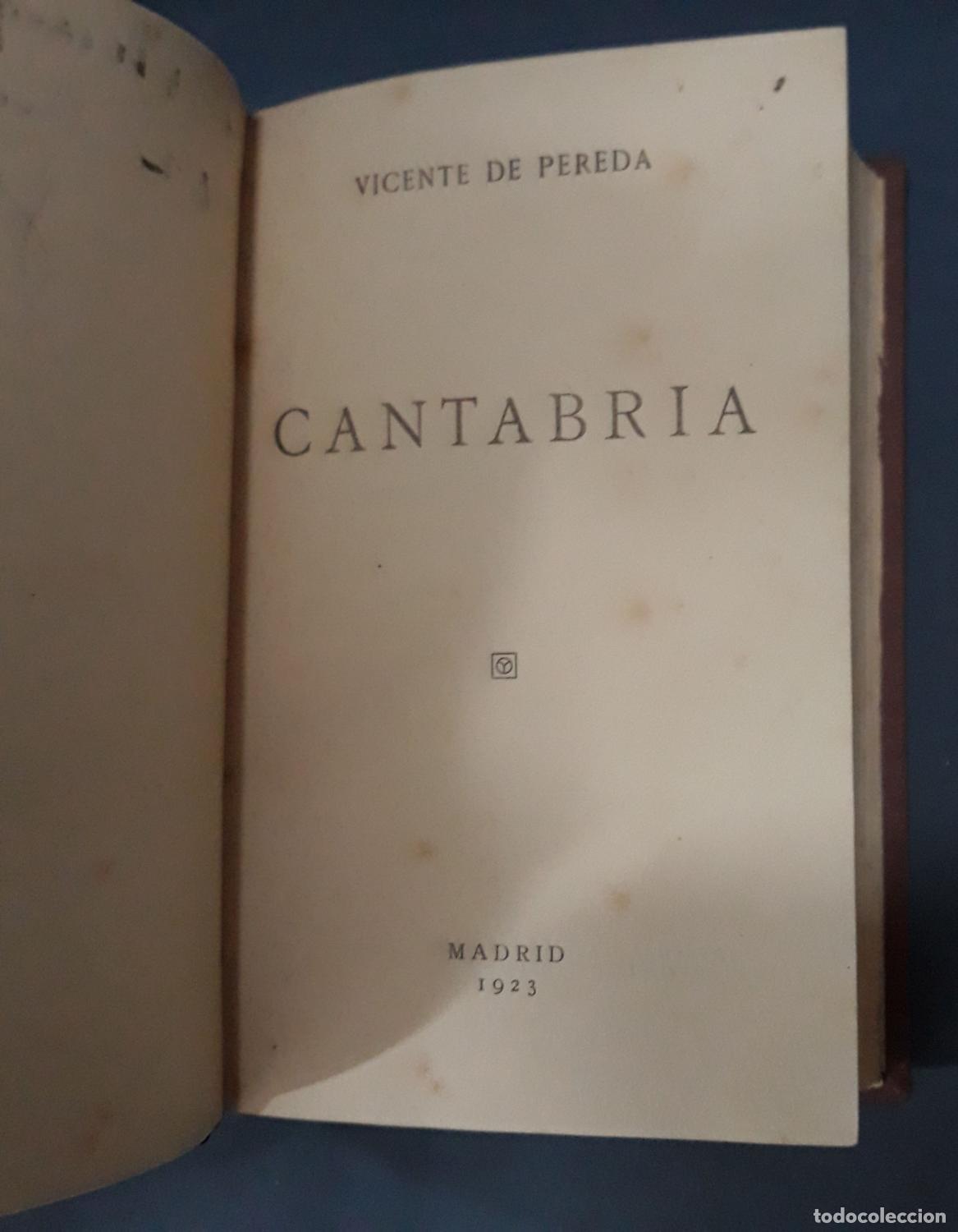Libros: Vicente de Pereda - CANTABRIA - Foto 4