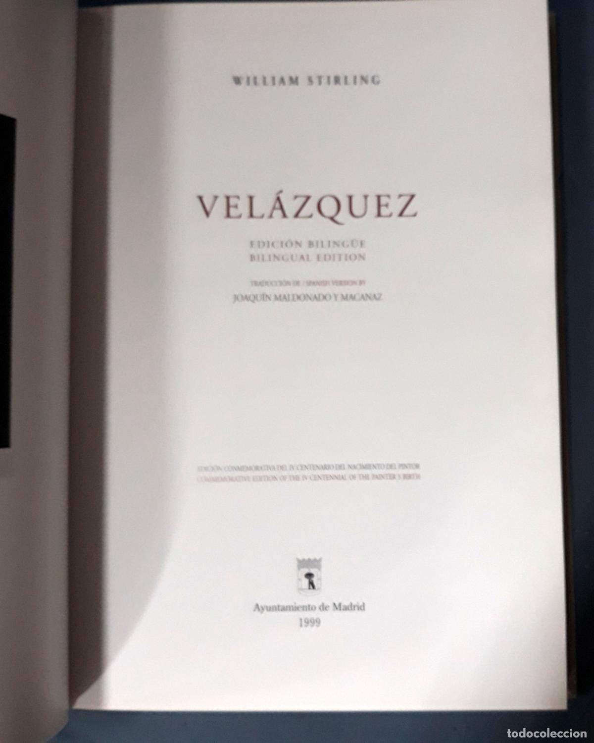 Libros: William Stirling - VELAZQUEZ. Castellano - Ingles - Foto 3