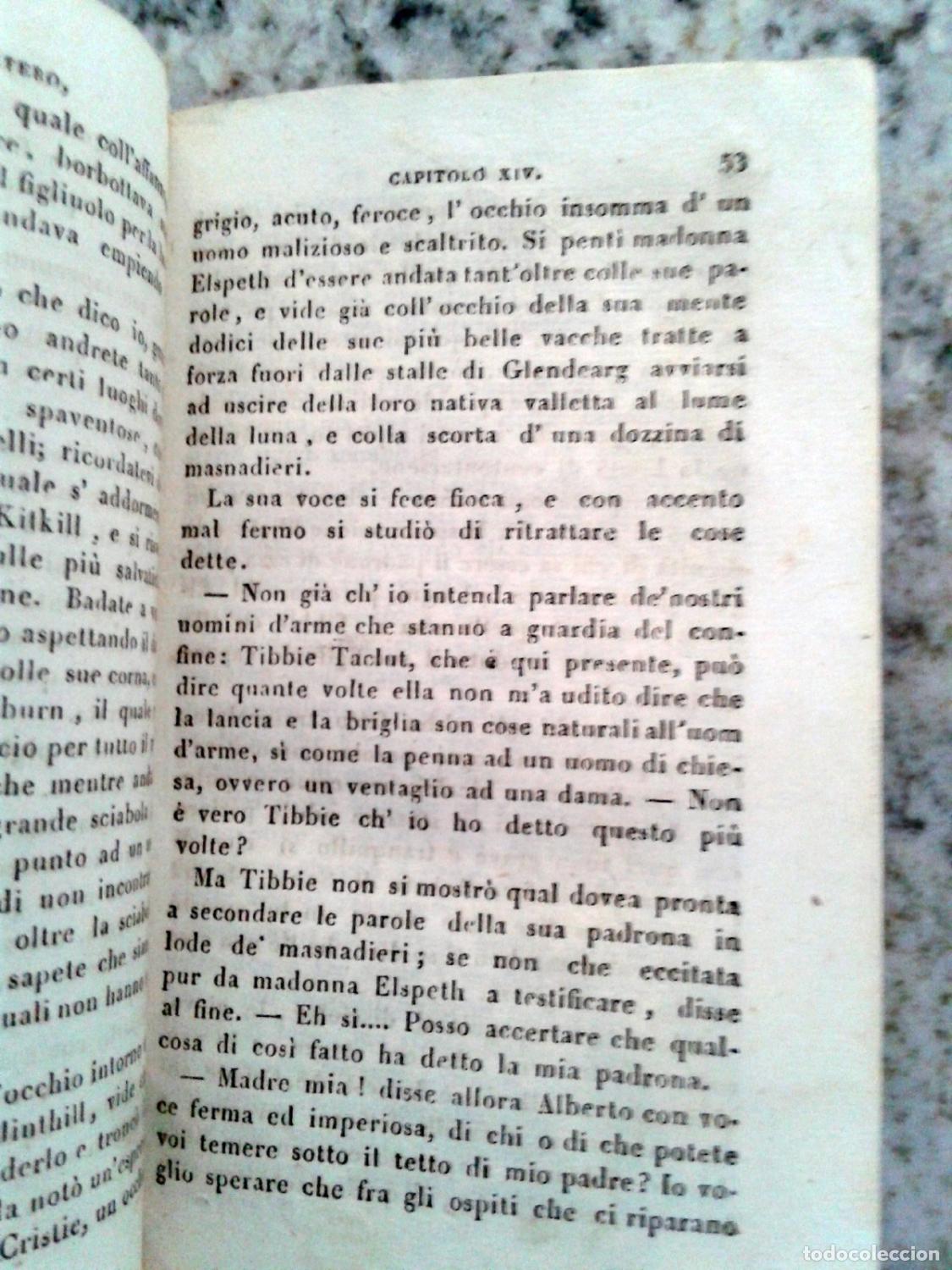Libros: Walter Scott - IL MONASTERO. Tomos I y II - Foto 3