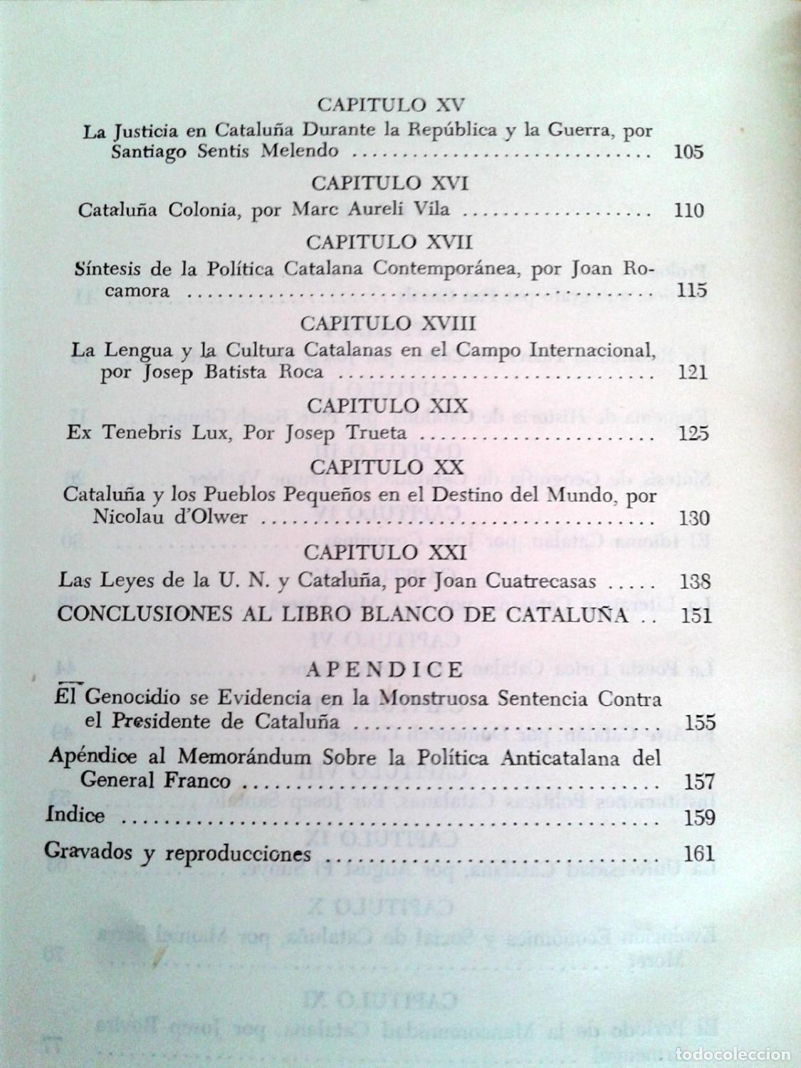 Libros: vvaa - LIBRO BLANCO DE CATALU&Ntilde;A. Textos en Ingl&eacute;s, Castellano, Frances - Foto 3