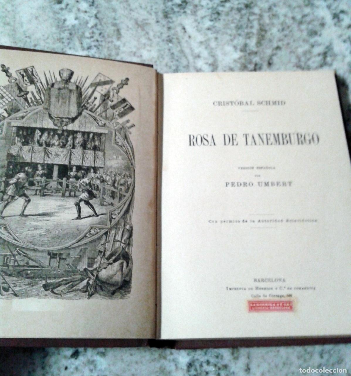 Libros: Crist&oacute;bal Schmid - ROSA DE TANEMBURGO - Foto 2