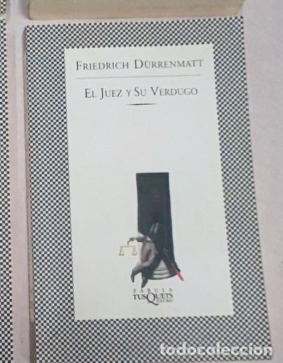 Libros: EL JUEZ Y SU VERDUGO, TUSQUETS, LIBRO - Foto 1