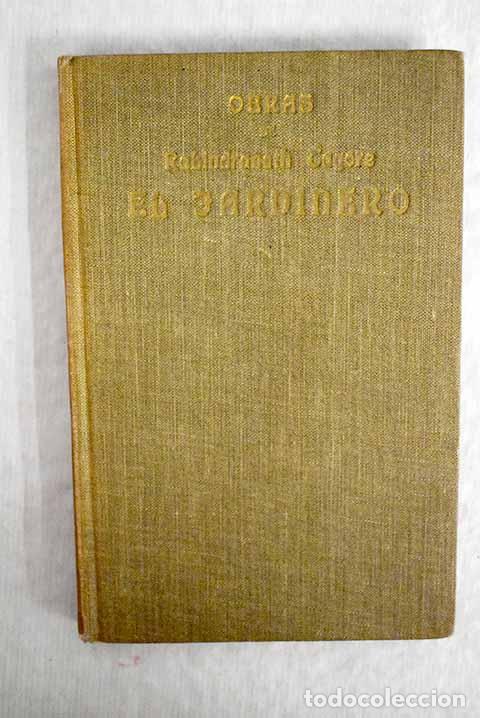 Libros: El jardinero: Tagore, Rabindranath.- Tagore, Rabindranath - Foto 1