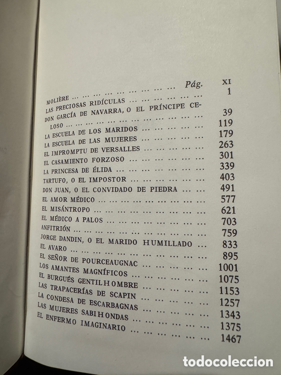 Libros: MOLIERE: - Obras Inmortales (Edaf). - Foto 2